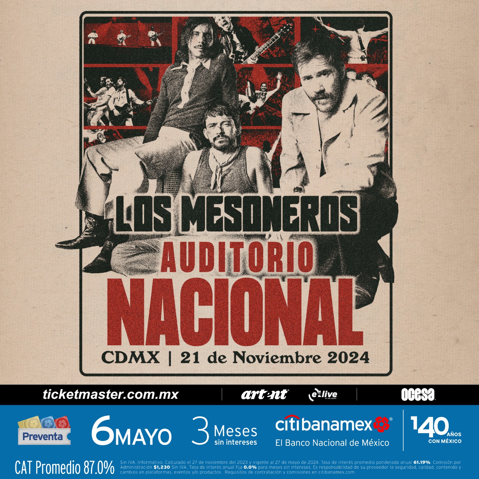 Los Mesoneros Se Presentan En El Auditorio Nacional Cine Frame