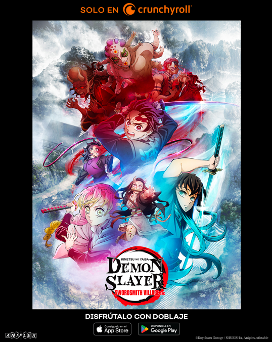 Demon Slayer: Kimetsu no Yaiba Swordsmith Village Arc' en latino:  Crunchyroll se queda con el doblaje en exclusiva para México