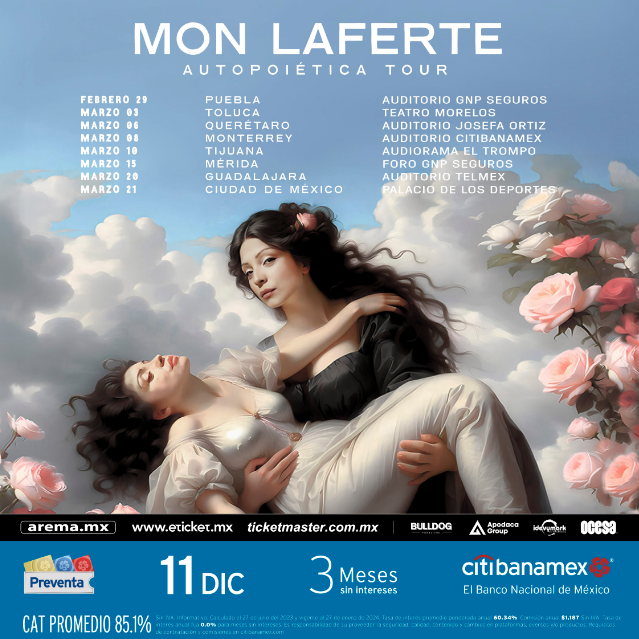 Mon Laferte anuncia gira por México con su nuevo disco Cine Frame