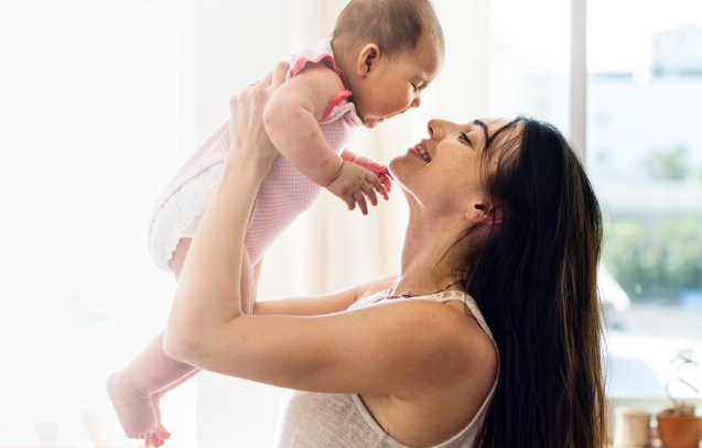 Mother and Baby Newborn Love Emotional Family