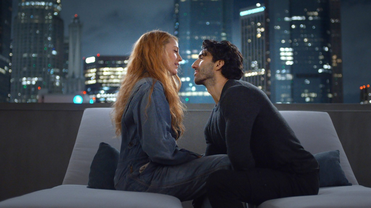 No Merchandising. Editorial Use Only. No Book Cover Usage.
Mandatory Credit: Photo by Sony Pictures/Everett/Shutterstock (14513769k)
IT ENDS WITH US, from left: Blake Lively Justin Baldoni, 2024. © Sony Pictures Releasing / courtesy Everett Collection
It Ends with Us - 2024