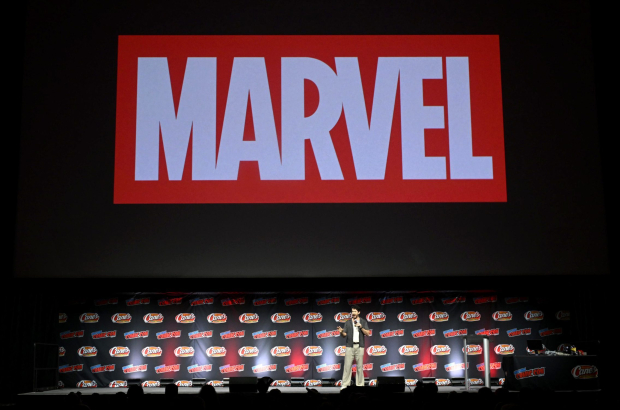 NEW YORK, NEW YORK - OCTOBER 11: Brandon Davis speaks onstage during the Marvel Television and Marvel Animation Panel at New York Comic Con at Javits Center in New York, NY on October 11, 2025. (Photo by Dave Kotinsky/Getty Images for Disney)
