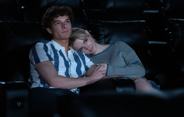 Mason Thames as “Miller” and McKenna Grace as “Clara” in Regretting You from Paramount Pictures.