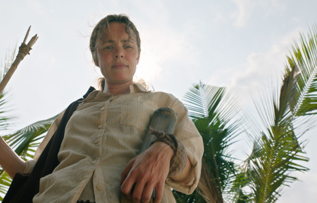 Rachal McAdams as Linda Liddle in 20th Century Studios' SEND HELP. Photo courtesy of 20th Century Studios. © 2025 20th Century Studios. All Rights Reserved.