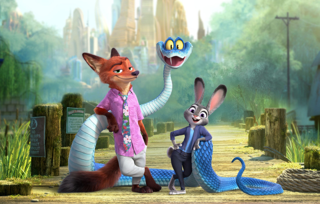 GREAT MYSTERY -- Walt Disney Animation Studios’ “Zootopia 2” welcomes back to the big screen rookie cops Judy Hopps (voice of Ginnifer Goodwin) and Nick Wilde (voice of Jason Bateman). When a snake called Gary De’Snake (voice of Ke Huy Quan) arrives on the scene, he kicks off a great mystery—but Nick and Judy are on the case. From the Oscar-winning team of Disney Animation chief creative officer Jared Bush and Byron Howard (directors) and Yvett Merino (producer), “Zootopia 2” releases in theaters Nov. 26. © 2025 Disney Enterprises, Inc. All Rights Reserved.