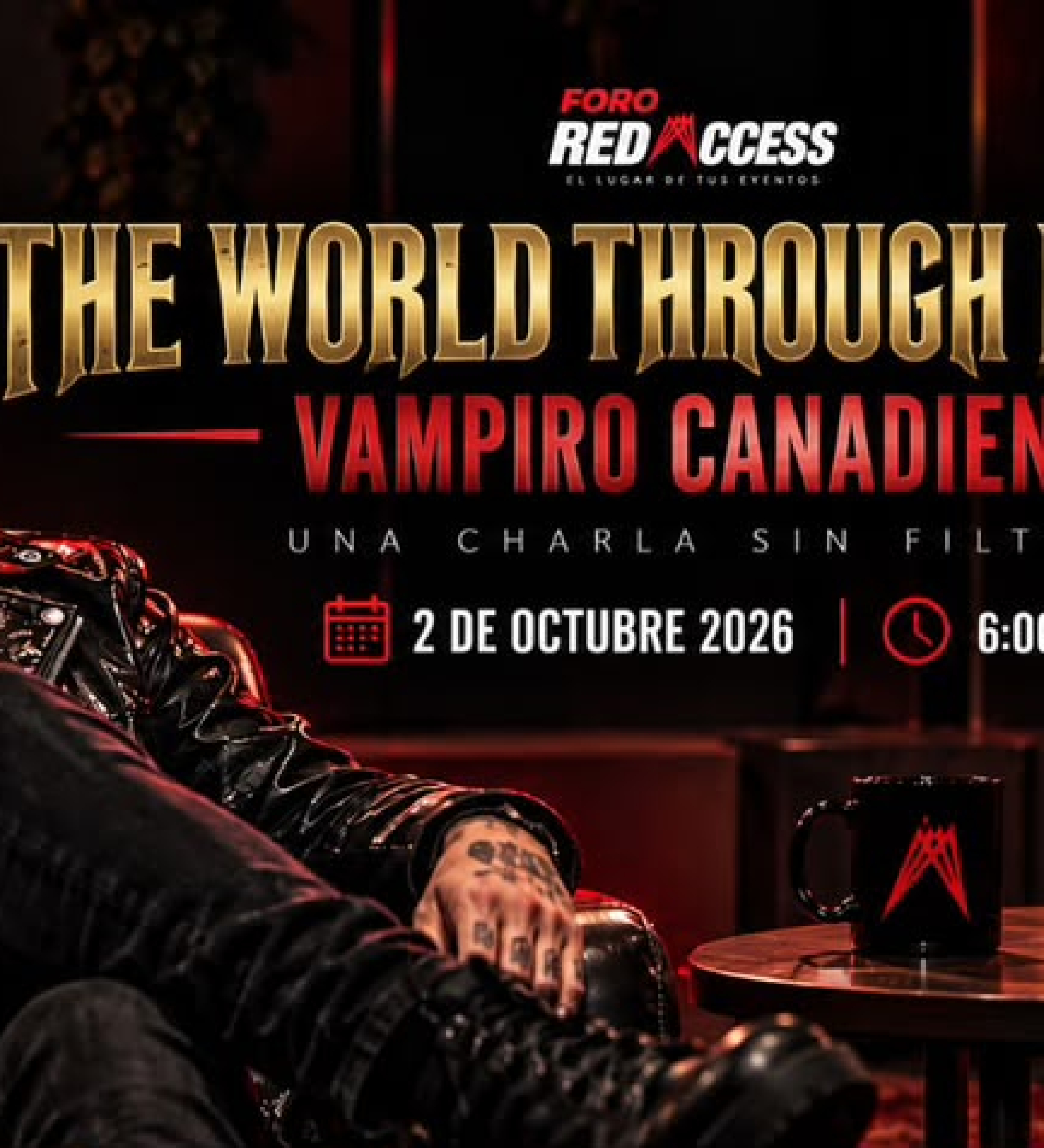 VAMPIRO CONFERENCIA RED ACCESS OCT 2026 CARTEL HOR