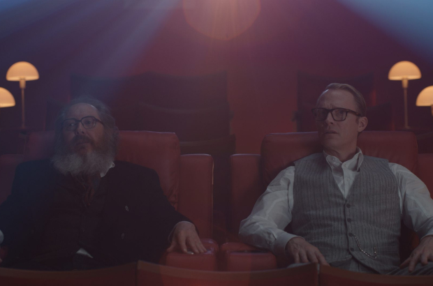 (L - R) James Spader and Paul Bettany in VisionQuest exclusively on Disney+. Photo courtesy of Marvel. © 2026 Marvel. All Rights Reserved.